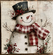 Snowman Smiles Tissue Paper - Flippin Furniture