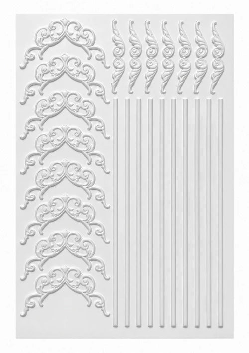 LaBlanche Mixed Media/Vintage Embellishment Sticker (Decorative Trim & Borders)