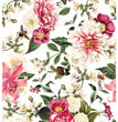 Pink & White Floral Pattern Rice Paper (TCR 195) - Calambour