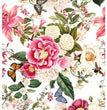Pink & White Floral Pattern Rice Paper (TCR 196) - Calambour