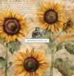 Never Enough Sunflowers Rice Paper (DC173) - Decoupage Central