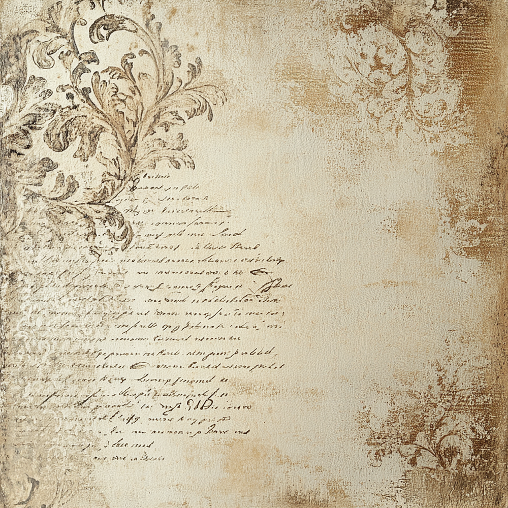 Vintage Flourish Tissue Paper - Flippin Furniture