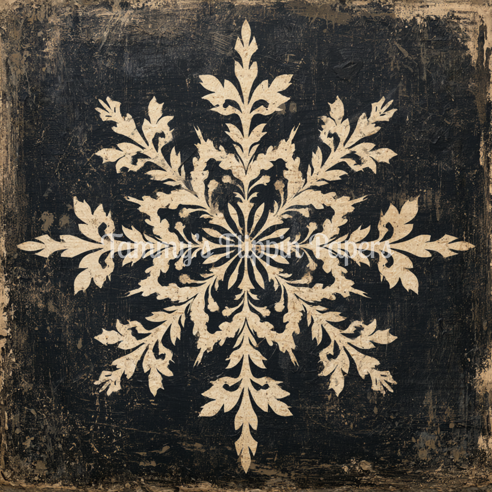 Vintage Snowflake Tissue Paper - Flippin Furniture