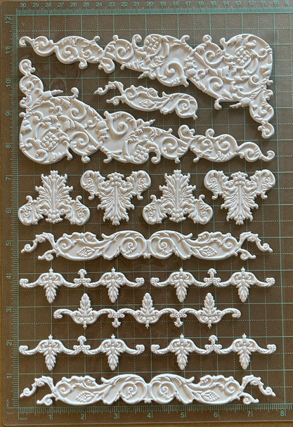 LaBlanche Mixed Media/Vintage Embellishment Sticker (Flourish)