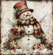 Frosty Snowman Tissue Paper - Flippin Furniture