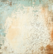 Vintage Turquoise & Rust Script Tissue Paper - Flippin Furniture