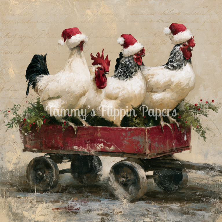 Christmas Coop Tissue Paper - Flippin Furniture