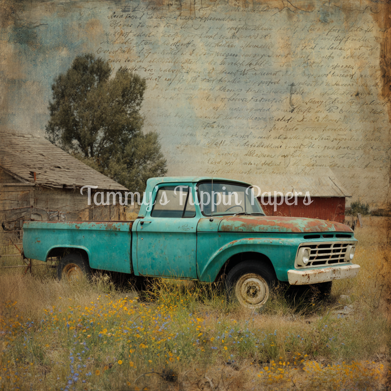 Wait in the Truck Tissue Paper - Flippin Furniture