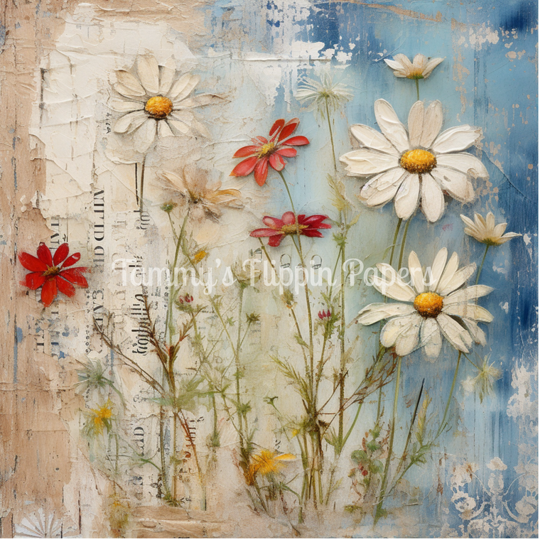 Wildflower Whimsy Tissue Paper - Flippin Furniture