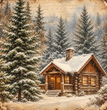 Winter's Cozy Retreat Decoupage Paper - Flippin Furniture