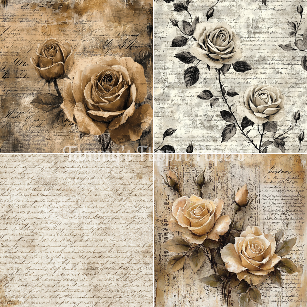 TFP Quad 0015 - Letters & Roses