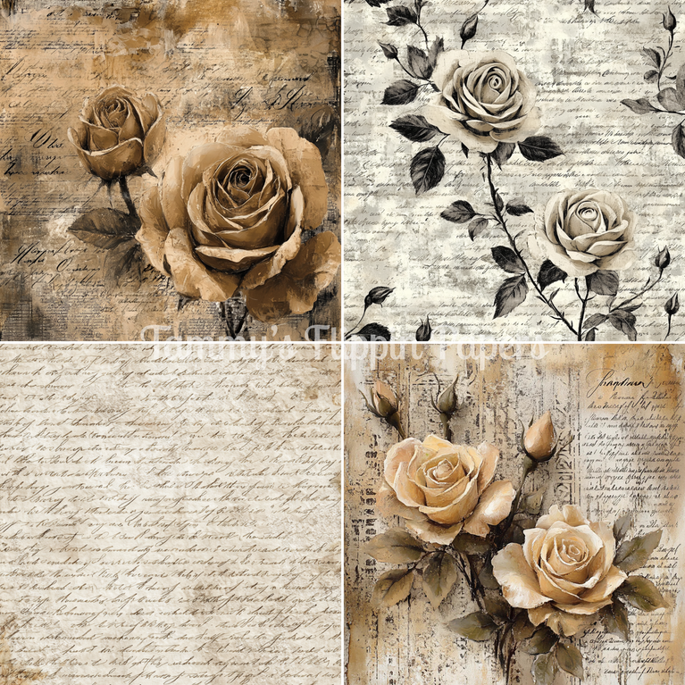 TFP Quad 0015 - Letters & Roses
