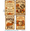 Autumn Farmhouse Signs (#ID1298) Rice Paper - Milky Valley