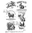 Farmhouse Spring Labels Signs Rice Paper (7546) - AB Studios