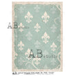 French Fleur de Lis in Sea Glass (#7405) Rice Paper - AB Studios