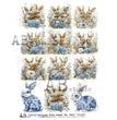 Spring Bunny Love Minis Rice Paper (7600) - AB Studios