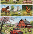 Springtime Farm Babies Rice Paper (DC937) - Decoupage Central