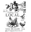 Support the Local Farm Signs Rice Paper (7543) - AB Studios
