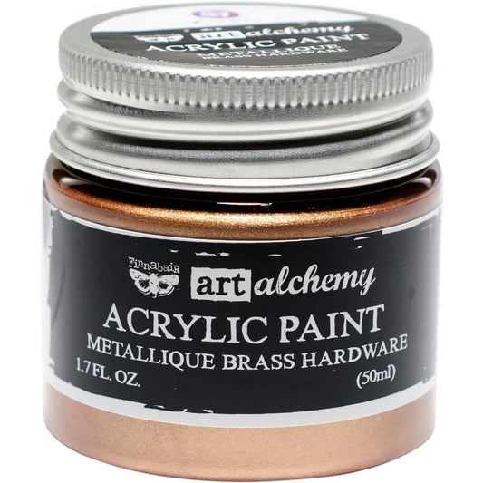 Brass Hardware Metallique Acrylic Paint - ReDesign with Prima/Prima Marketing