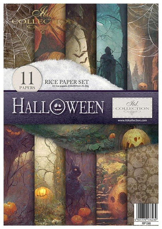 Halloween Rice Paper Pack (11 Papers) - Decoupage Queen
