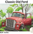 Classic Old Ford Decoupage Paper - Painting Lady Designs