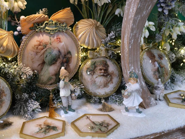 Christmas Collage Transfer Motif - LaBlanche
