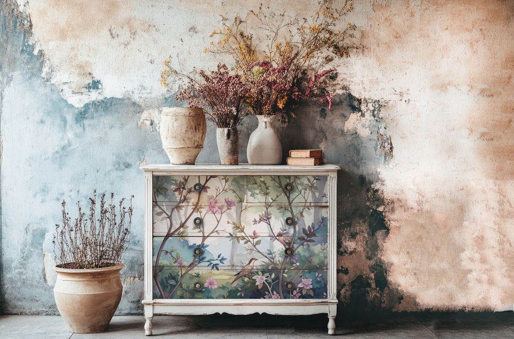 Enchanted Forest A1 Decoupage Fiber Paper (Elisa & Magic Paint) - ReDesign with Prima