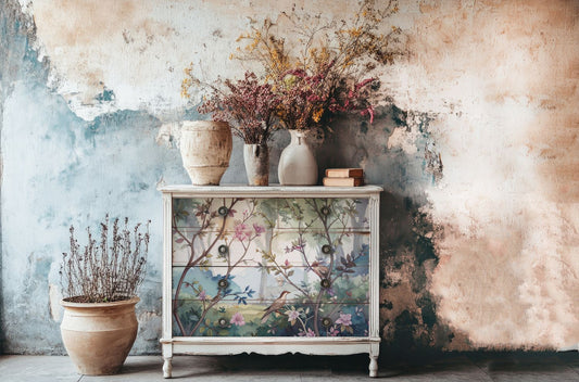 Enchanted Forest A1 Decoupage Fiber Paper (Elisa & Magic Paint) - ReDesign with Prima