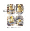 Chicks in a Teacup Four Pack (#4734) Rice Paper- AB Studios