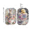 Bunny & Chick Teacups Pair (#4840) Rice Paper- AB Studios