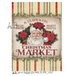 Claus & Co. Christmas Market Sign (#6240) Rice Paper - AB Studio