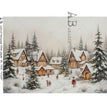Snowy Village Scene (#7145) Rice Paper- AB Studios