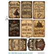Vintage Halloween Signs (#ID1314) Rice Paper - Milky Valley