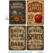 Halloween Market Signs (#ID1315) Rice Paper - Milky Valley