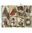 Victorian Christmas Scenes (#ID482) Rice Paper - Milky Valley