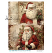 Victorian Santa Duo (#ID491) Rice Paper - Milky Valley