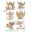 Victorian Angels Multi (#ID803) Rice Paper - Milky Valley