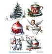 Nordic Christmas Mix (#ID810) Rice Paper - Milky Valley