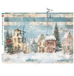 Village Houses Scene (#226) Rice Paper- Carte Italiano
