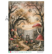 Enchanted Toadstool Path Rice Paper (816) - Carte Italiano