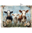 Cow Portrait Rice Paper (875) - Carte Italiano