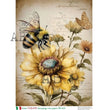 Golden Bee Botanical (#924) Rice Paper - Carte Italiano