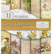 Spring Impressions Paper Pack (11 Papers) - Decoupage Queen