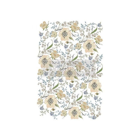 Goldenrod Florals Decor Transfer - ReDesign with Prima