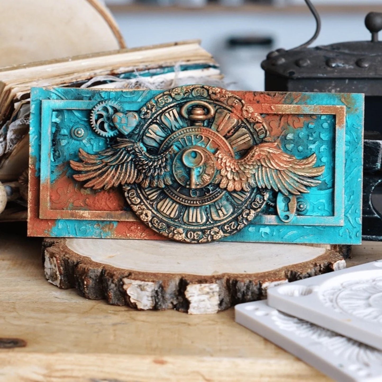 Clock Faces Mould by Finnabair - ReDesign with Prima/Prima Marketing