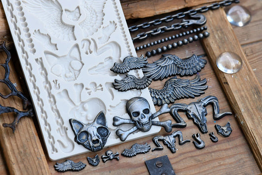 Pieces of Underworld Mould by Finnabair - ReDesign with Prima/Prima Marketing