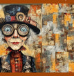 Gears & Whimsy Decoupage Tissue - Deborah Bucher Designs