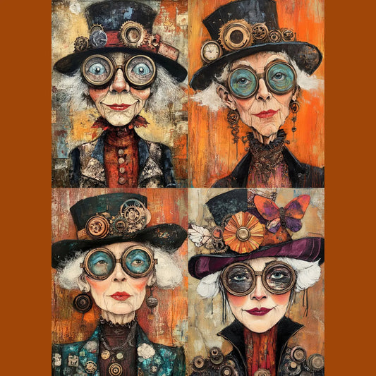 Mad Hatters Decoupage Tissue - Deborah Bucher Designs