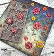 Rusty Flowers Mould by Finnabair - Prima Marketing