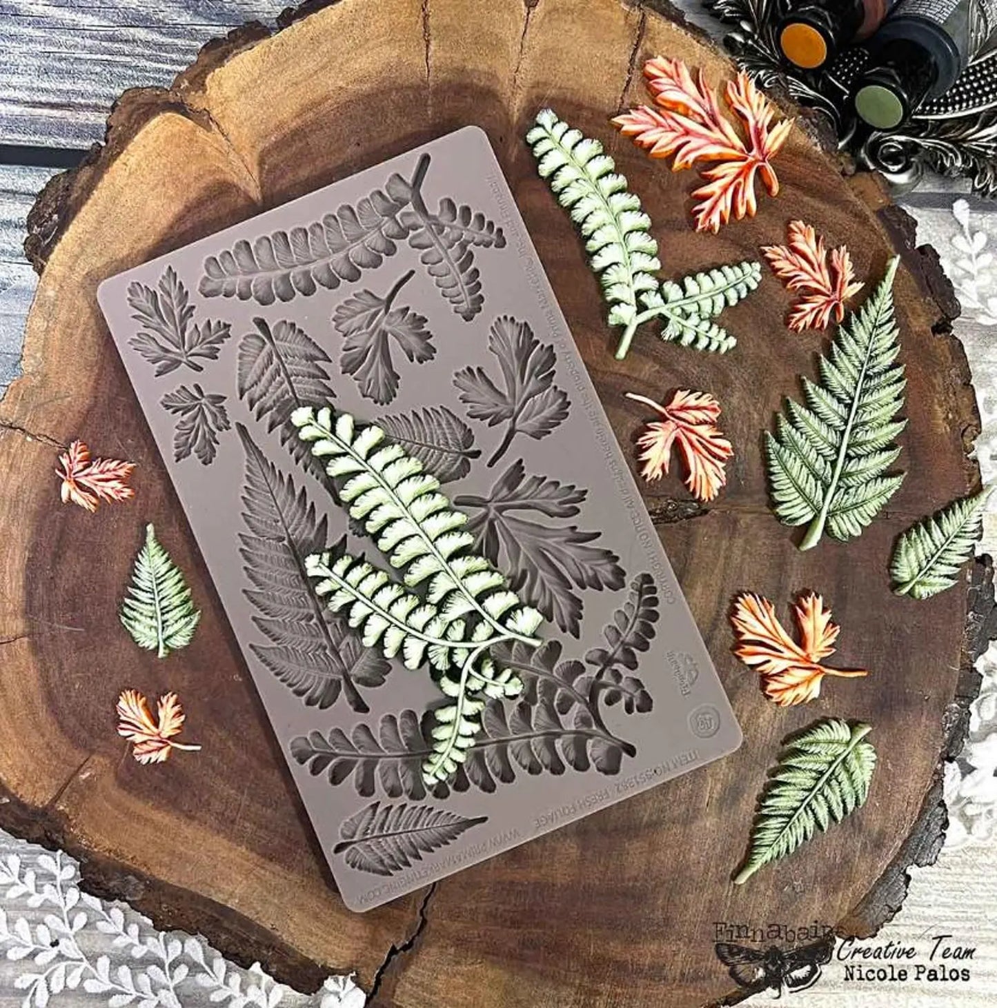 Fresh Foliage Mould by Finnabair - Prima Marketing